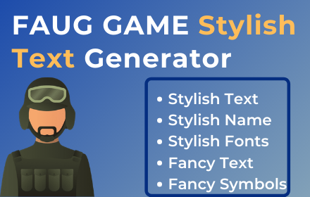 FAUG Stylish Text Generator small promo image