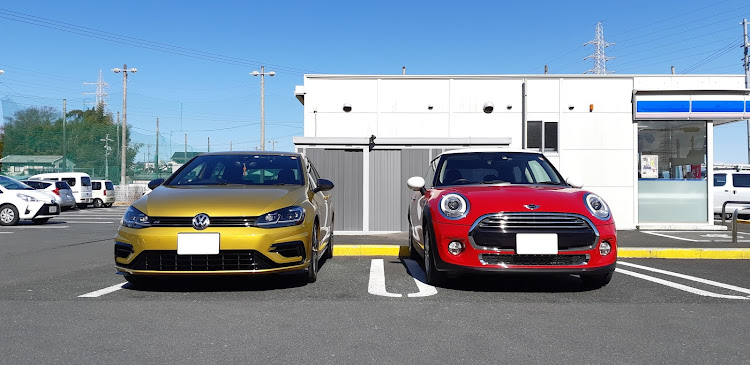 ミニ ハッチバックのゴルフR・スズキ歴史館・勝手にけつコラボ・急須で洗車は2日目に関するカスタム事例の投稿画像2枚目