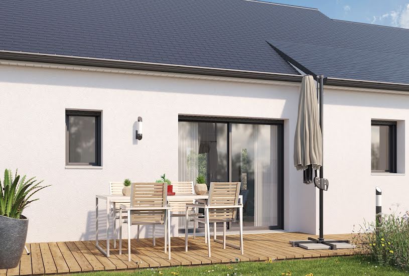  Vente Terrain + Maison - Terrain : 353m² - Maison : 88m² à Tauxigny (37310) 