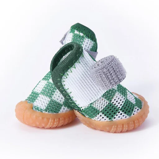 Hot Road Dog Shoes Adjustable Anti-slip Dog Shoes for Outdoor Walking Breathable Paw Protectors for Comfortable Pet Supp