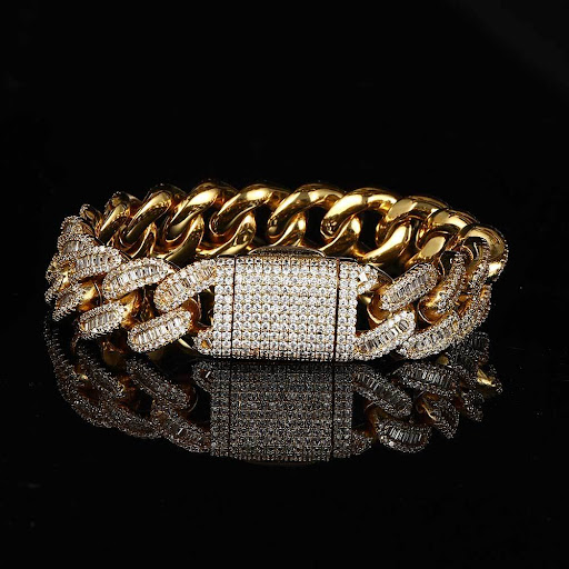 Title 2, Mens Hip Hop Bracelet with Fashion Brand Perso...