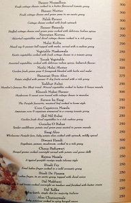 Crescent Avenue - Hotel International menu 1