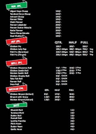 Sam Chicken point menu 2