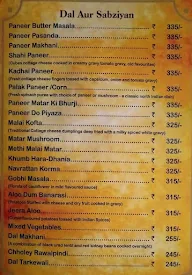 Dilli Darbar menu 4