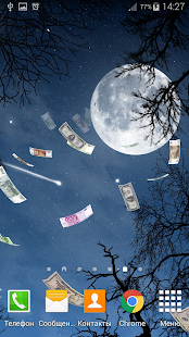 Free Download Falling Money 3D Wallpaper Pro APK for Android
