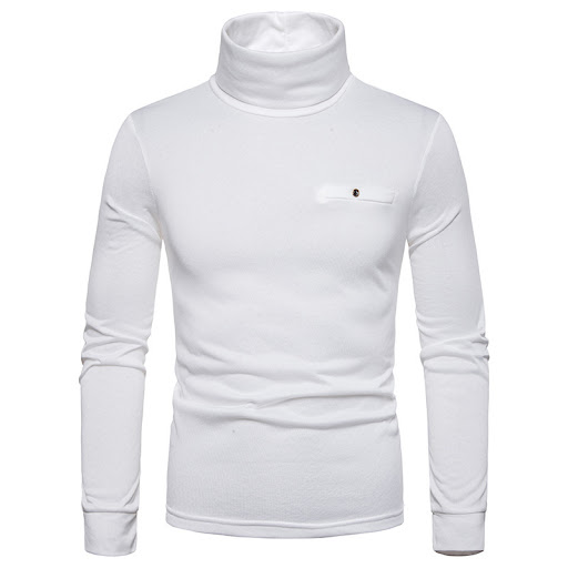 Title 2, Velvet high neck long sleeve T-shirt bottoming ...