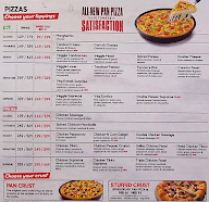 Pizza Hut menu 1