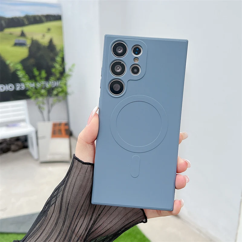 Title 2, S23 Ultra Magnetic Phone Case Fine Hole Protect...