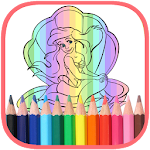 Cover Image of 下载 Coloring Princess Mermaid Book 5.5 APK