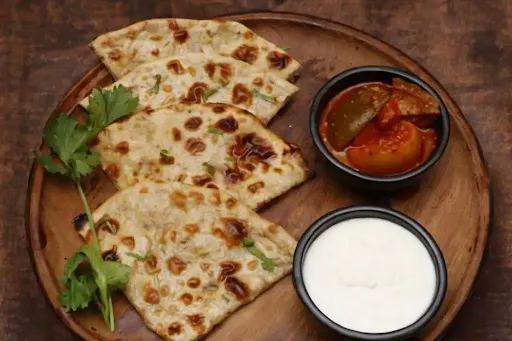 2 Aloo Parantha And Dahi