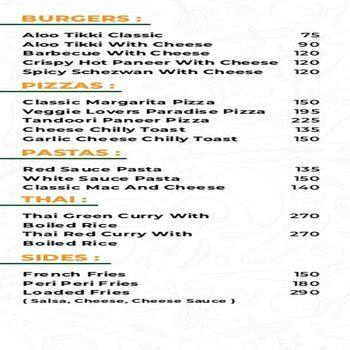 Shreeja Pure Veg menu 