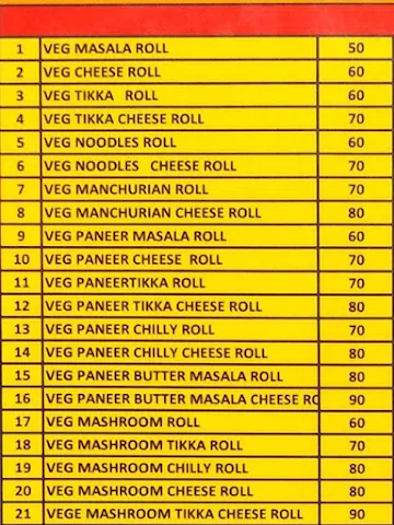 Shree Hospitality Services menu 