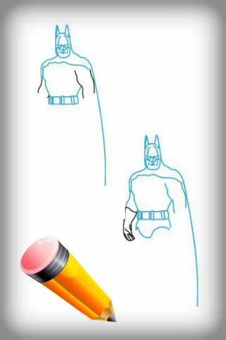 Sketch Bat Man