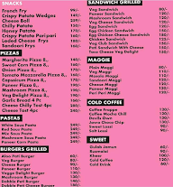 The Snacks Hub menu 1