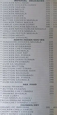 Imperial Restaurant menu 4