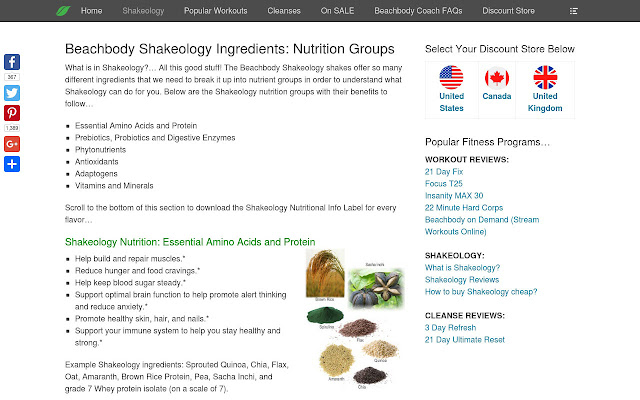 Shakeology Ingredients: Super Health