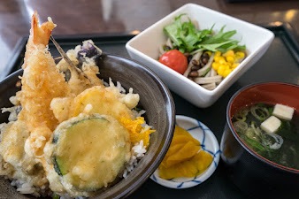 ミニ天竜天丼黒千石うどんセット