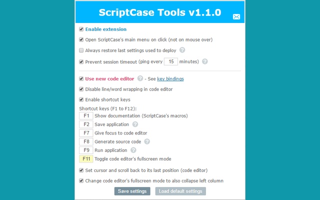 ScriptCase Tools