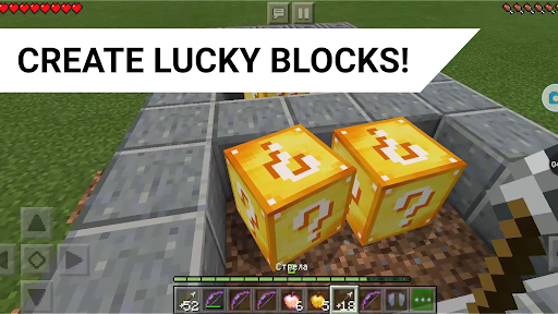 Screenshot Lucky Block Mod for Minecraft