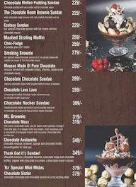 The Choco Leaf menu 1