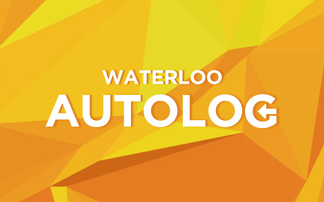 Waterloo AutoLog chrome extension