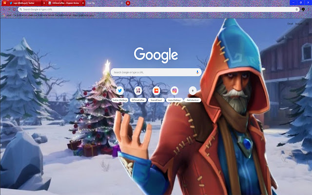 SAGE-WIZARD MERLIN SKIN FORTNITE (TOP GAME) chrome extension