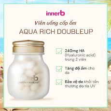 Thực phẩm Bảo vệ sức khỏe, cấp ẩm & bảo vệ da Innerb Aqua Rich Doubleup Hộp 70 viên