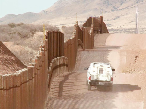 A file photo of the wall on the border of the US and Mexico. /REUTERS