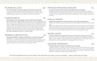 Saga - Cuisines Of India menu 6