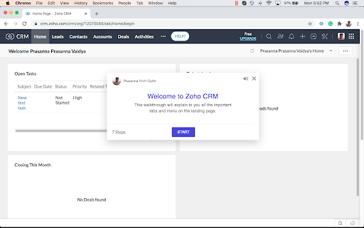 Gyde for Zoho CRM