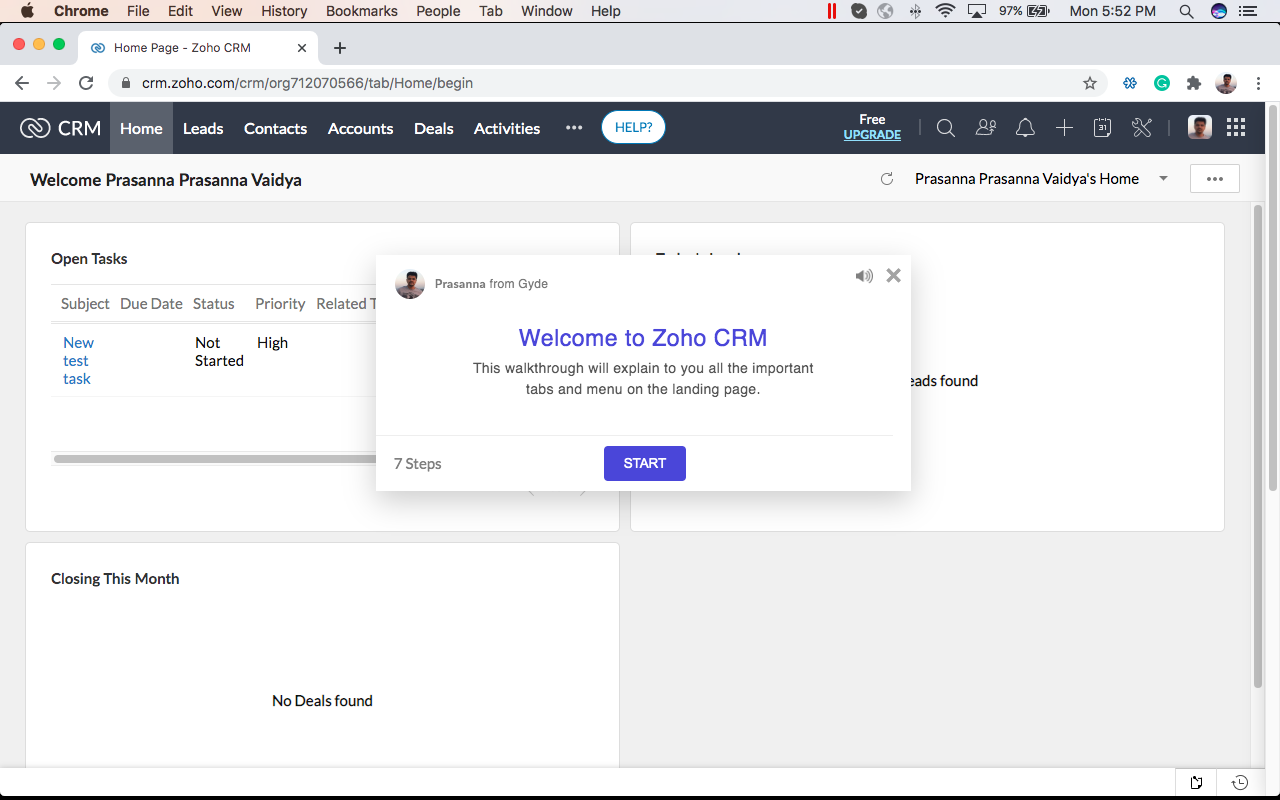 Gyde for Zoho CRM Preview image 1