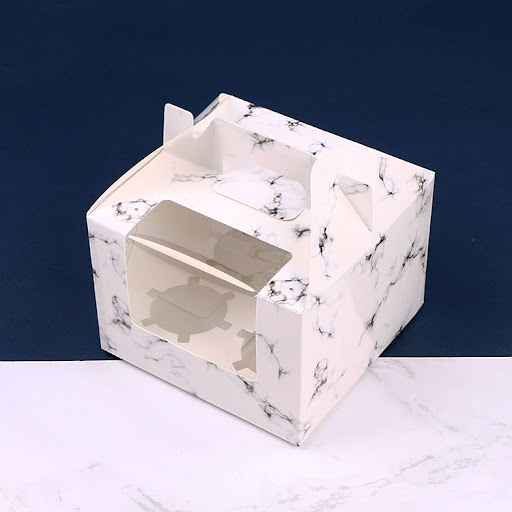 Title 2, Round cupcake box for safe transport and beauti...