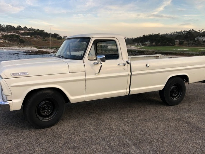 Picture of 1967 Ford Truck.  Lots of Patina, but in good shape.