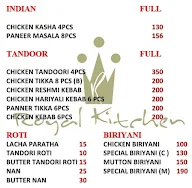 The Royal Kitchen menu 1