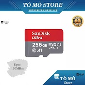 Thẻ Nhớ Microsdxc Sandisk Ultra 256Gb A1 150Mb/S - Bảo Hành 5 Năm