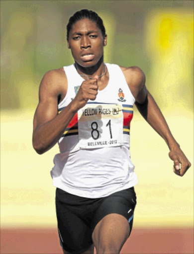 TACTICS: Semenya in the 400m. Photo: Gallo Images