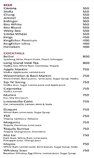 Copper Bar - Crowne Plaza menu 4