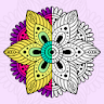 Mandala Color by Number Book icon