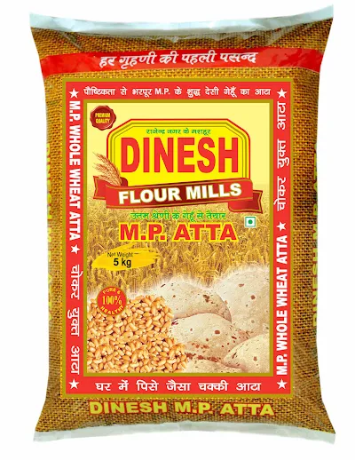 Dinesh Mp Wheat Atta - 5 kg