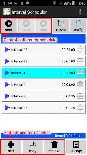 Interval Scheduler