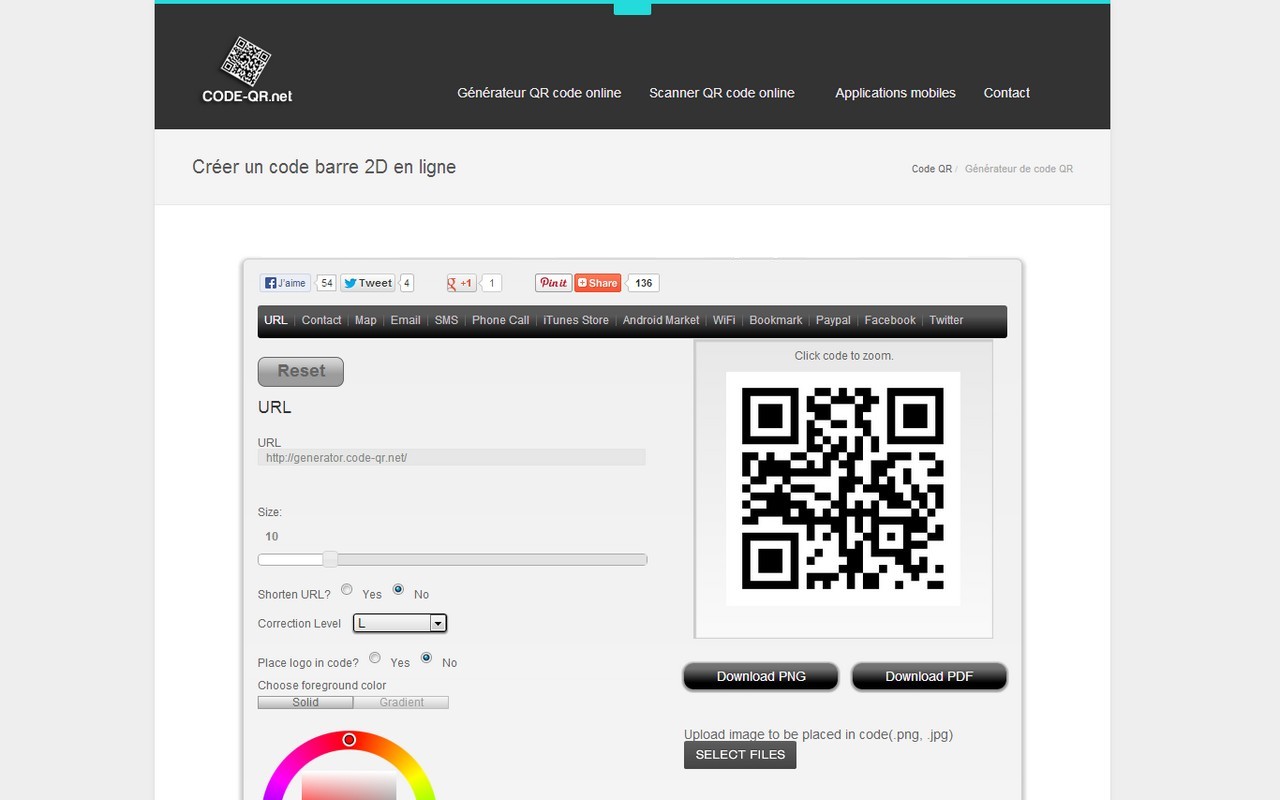 Générateur de Code QR Preview image 3