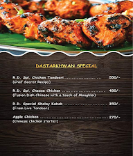 Raafae's Dastarkhwan menu 3