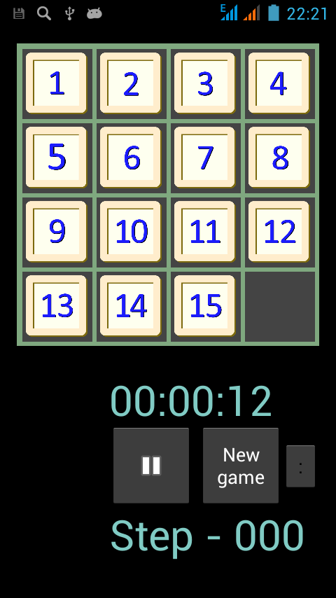 Пятнашки Screen 1