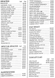 Swagat Veg Treat menu 1