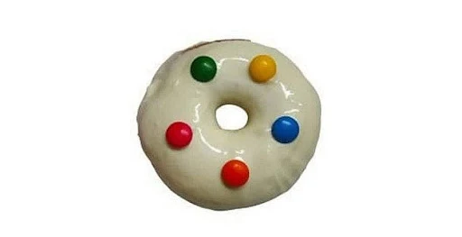 Gem White Chocolate Donut