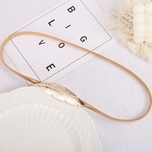 Title 5, Metal Plant Elastic Band Womens Fashion Decora...