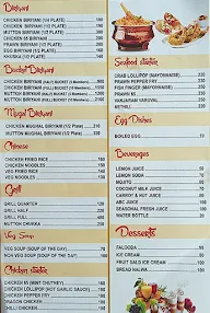 Aasife Biriyani menu 3