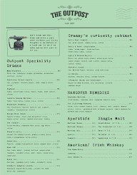 The Outpost By Sly Granny menu 3