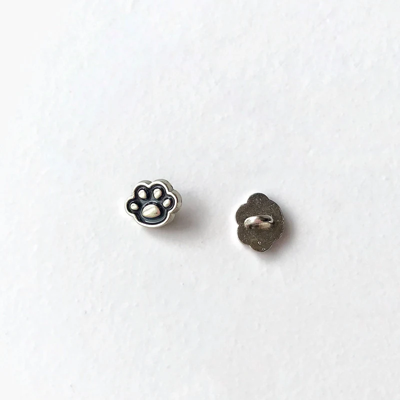 Title 3, 8mm Mini Kattenpoot Knopen voor Babykleding DIY...