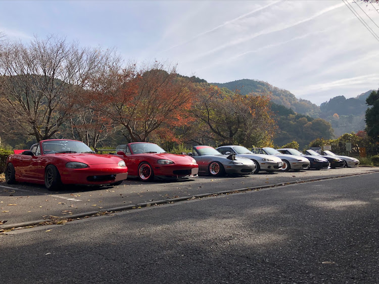 ロードスターの11/20.21 前夜祭からのポン酢ツーリング・しんやさん静岡から来られる・いつもは遠征‥今回は地元徘徊・昼はNA‥夜はNBでツーリング・平成街道レーサーsに関するカスタム事例の投稿画像6枚目